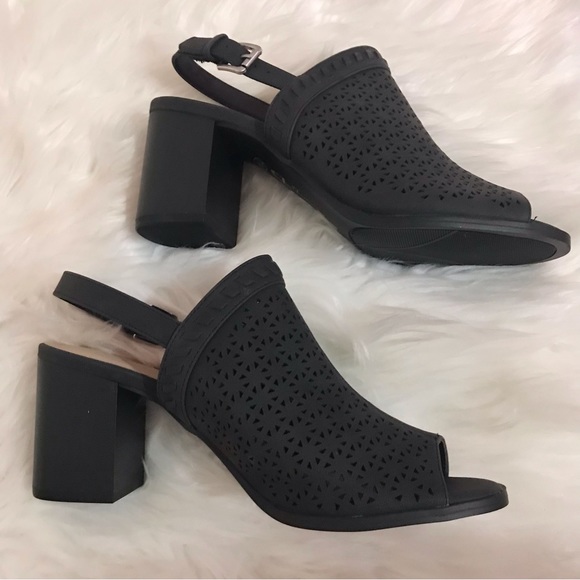 CL By Laundry open toe booties heels - Picture 4 of 9